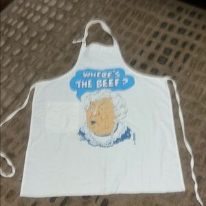 80’s ‘Where’s the Beef “ apron, vintage